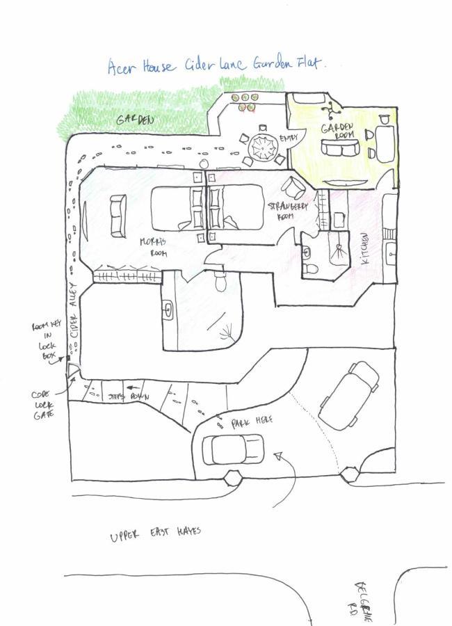 Acer House Stylish Garden Flat Lovely Valley View Dog Friendly Central באת' מראה חיצוני תמונה